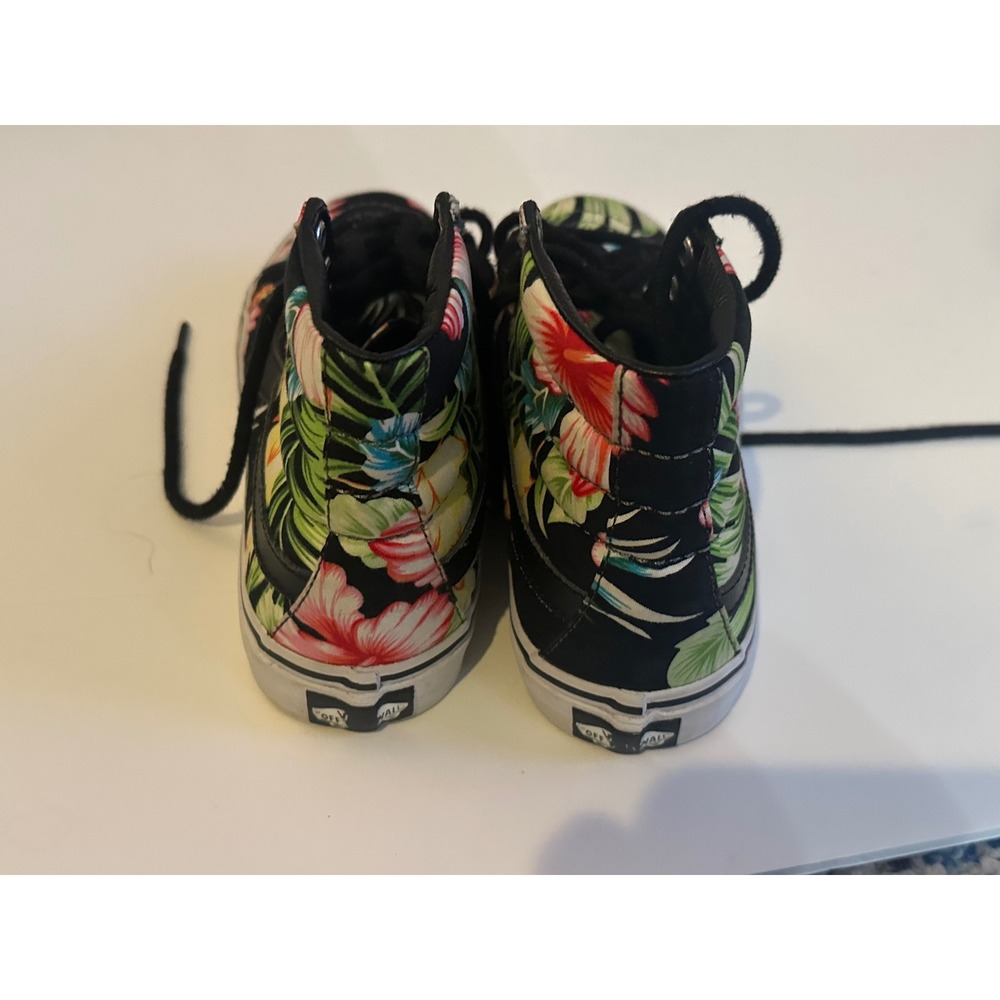 Vans SK8 Hi Tropical Floral High Top Sneakers Women 7.5 Men 6 - Picture 2 of 4